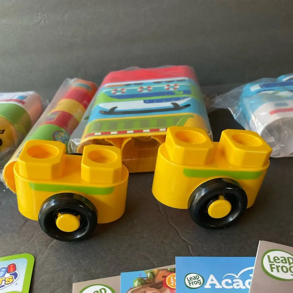 Leap Frog Leap Builders Soar & Zoom Vehicles Set Complete No Box